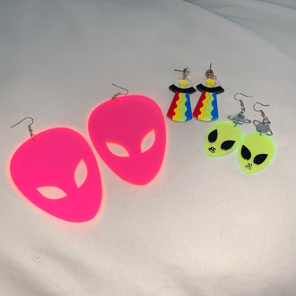 Cute Alien Earrings